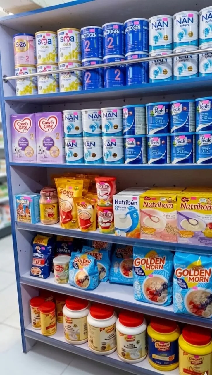 Baby Food Shelves